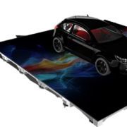 Pantalla LED de suelo multitouch interactiva