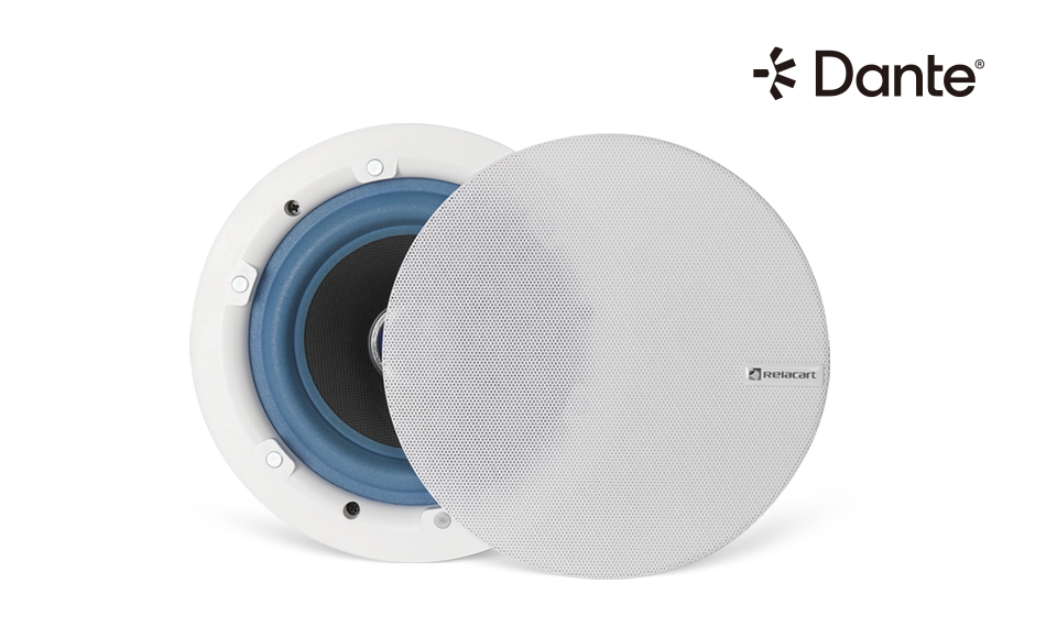 RDA10-Dante-Enabled 6.25 Coaxial Ceiling Loudspeaker